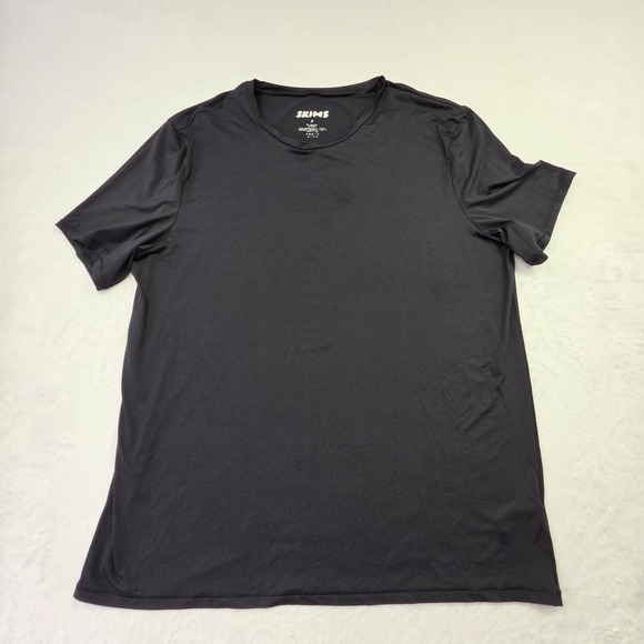 SKIMS Other - Skims Womens Black Crew Neck T Shirt XL Stretch Basic Short Sleeve Tee